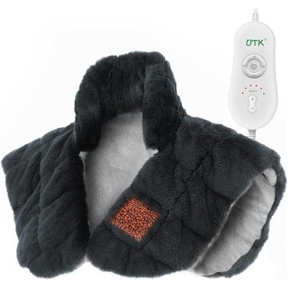 Weighted Heating Pad for Neck and Shoulders,24 "x 20 " with Auto Shut Off